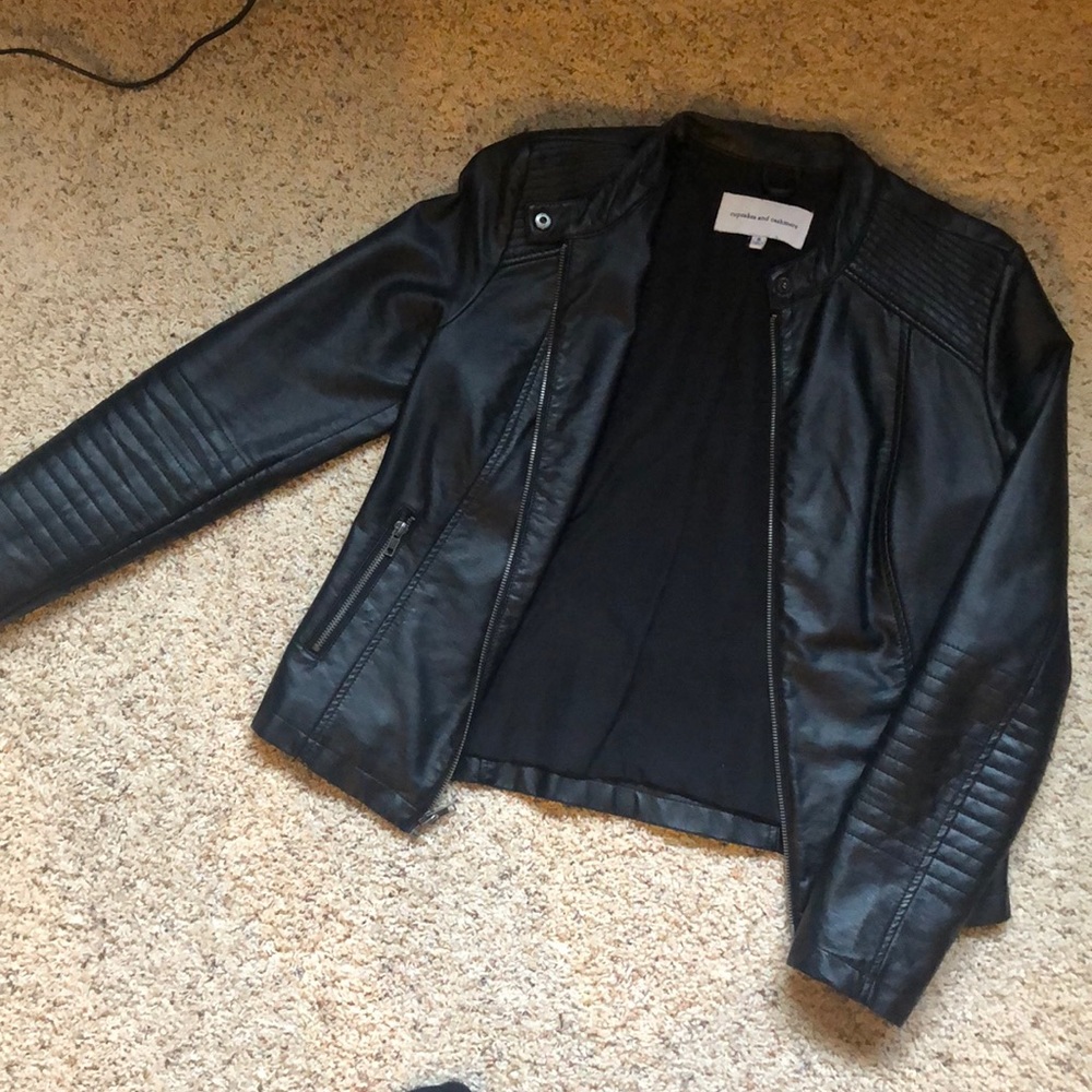 Cupcakes and Cashmere Leather Jacket